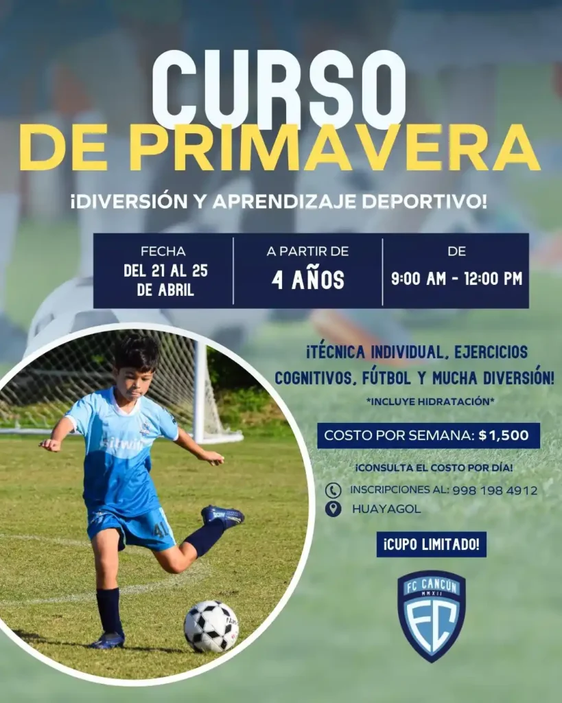Curso de Primavera FC Cancún 2 curso de primavera fc cancun