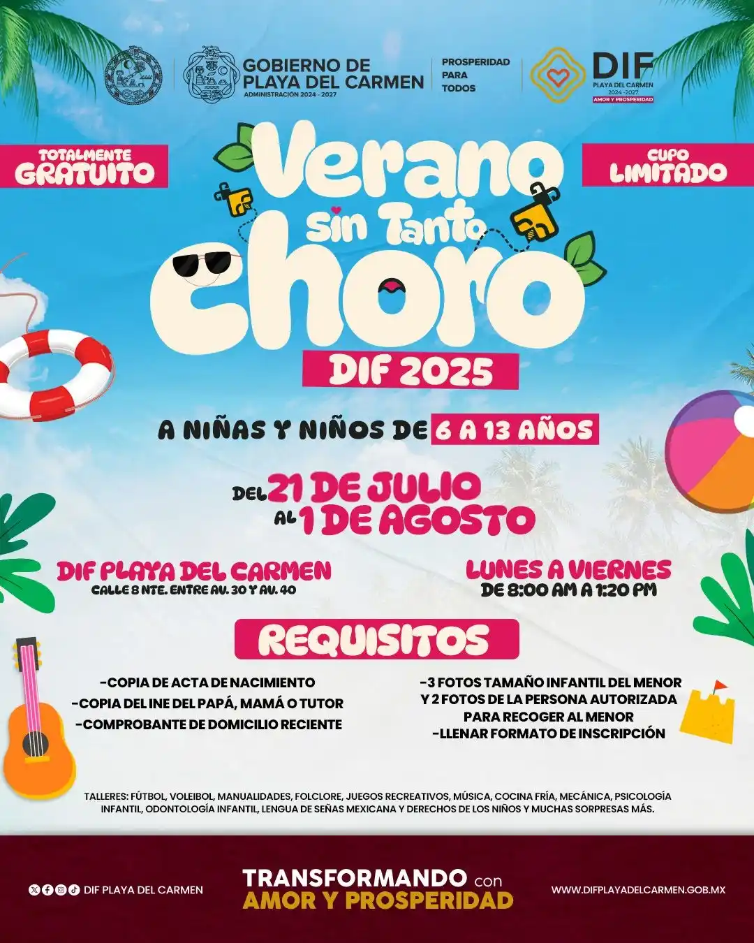 Imagen de Curso de Verano DIF Playa del Carmen