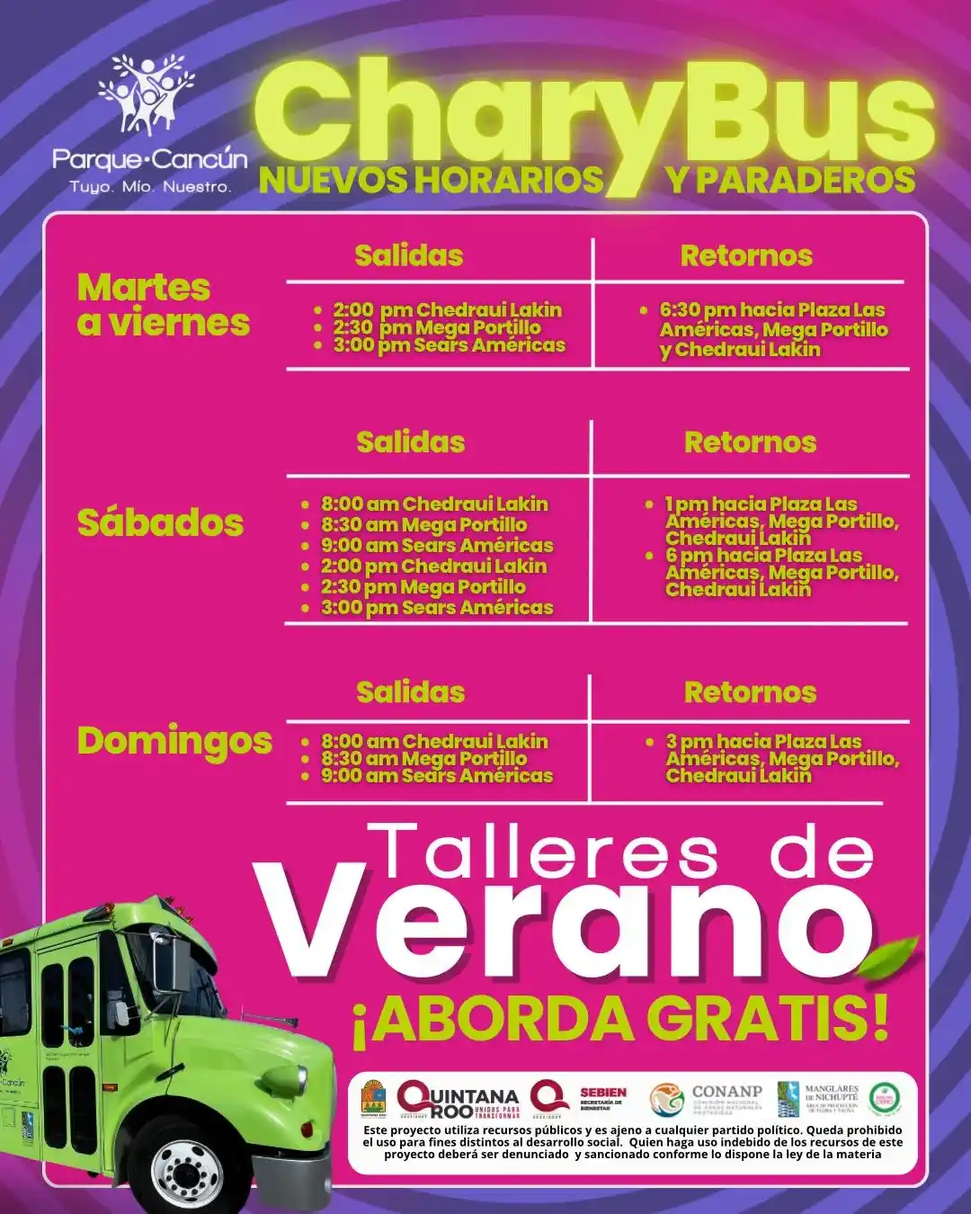 Imagen de Talleres de Verano Parque Cancún