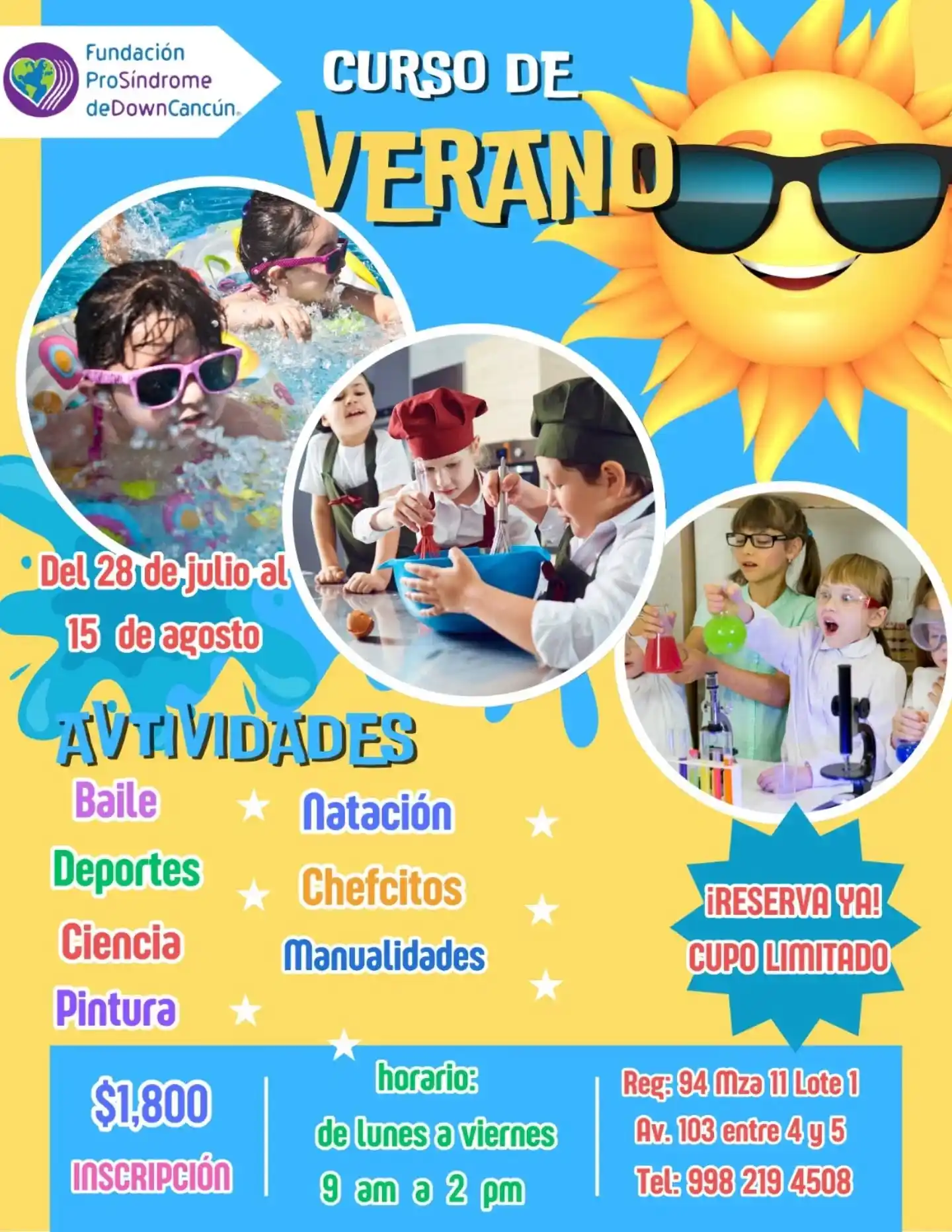 Imagen de Curso de Verano Pro Down Cancún
