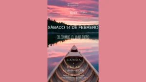 Imagen de ✨ Sábado 14 de febrero: Cantos y cacao al amanecer en la canoa maya 🛶🌅