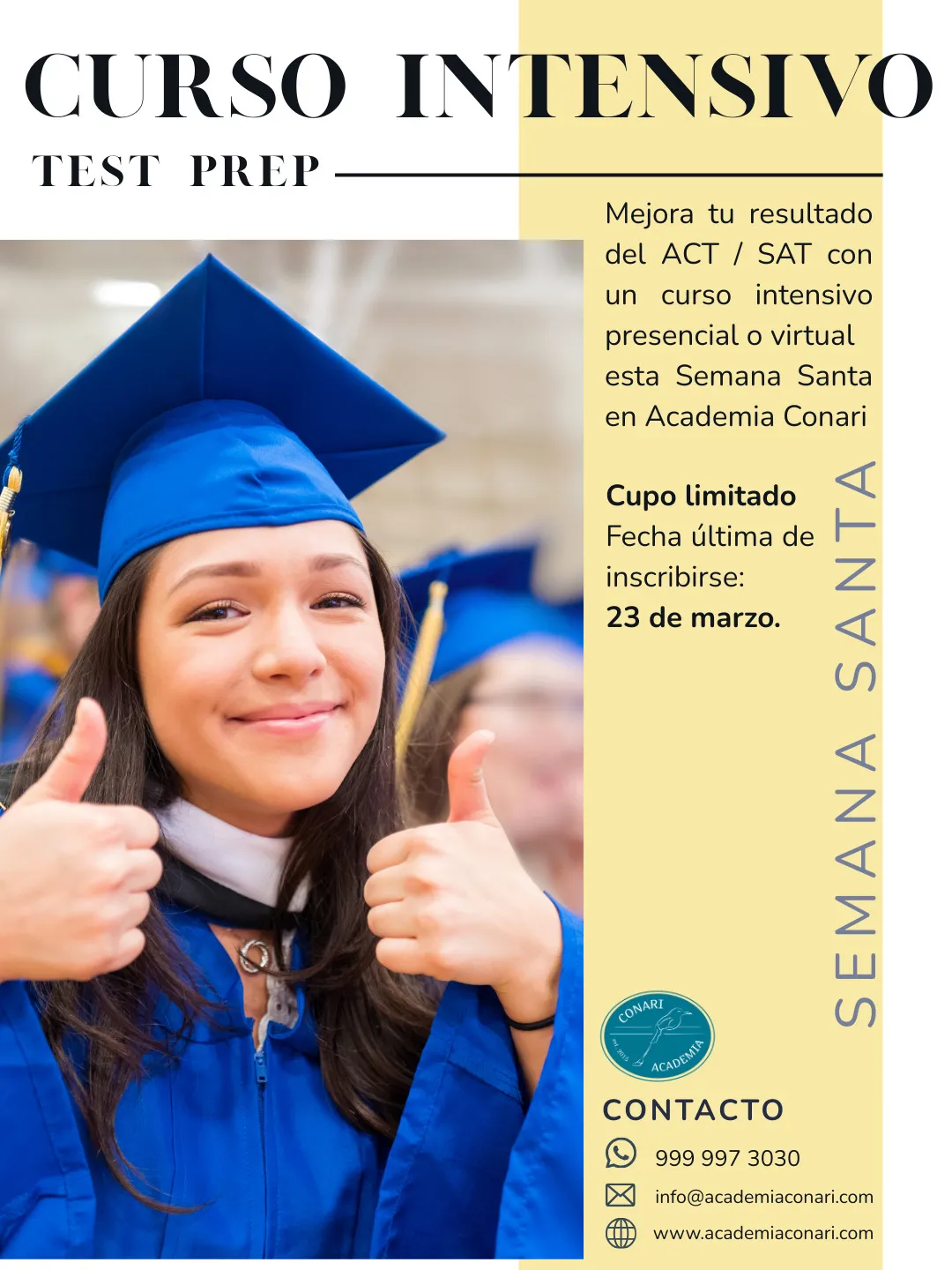 Imagen de Curso intensivo ACT y SAT | Academia Conari