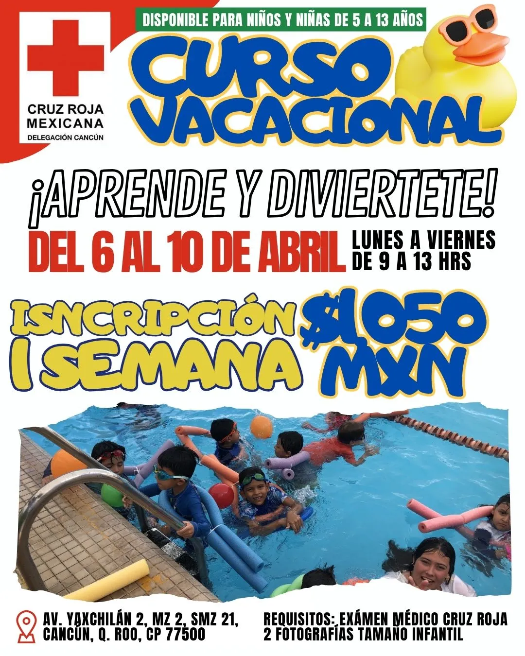 Imagen de Curso Vacacional Cruz Roja Mexicana