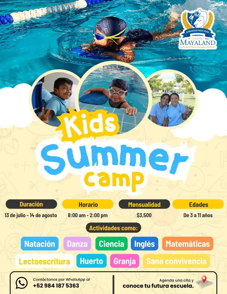 curso de verano colegio mayaland