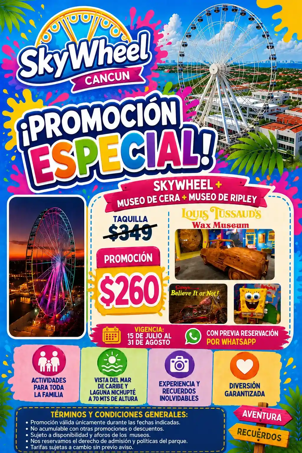 Imagen de Promoción Especial Skyweel Cancun